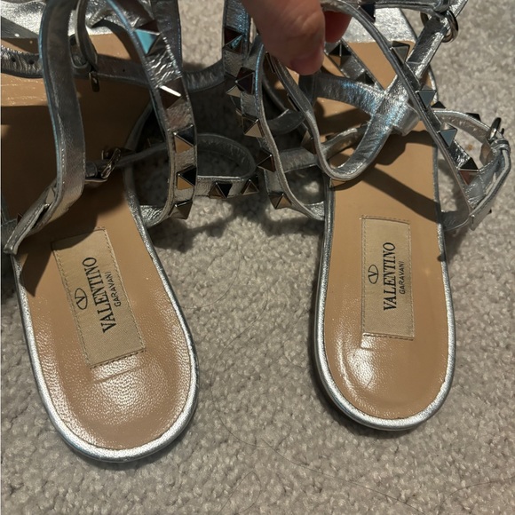 Valentino Garavani Rockstud Cage Flat Sandals sz 36 - Picture 5 of 8